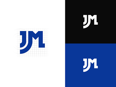 another JM logo because why not golden ratio icon illustration jm logo mark shape ui ux