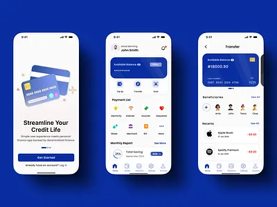 Finance App Screens design finance app inspo uiux