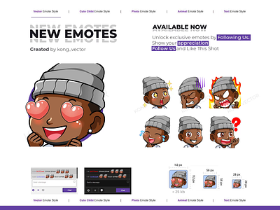 Expressive Twitch Emotes Male Character Set cartoon emoji emote emotes kong vector reaction emotes twitch twitchemote twitchemotes