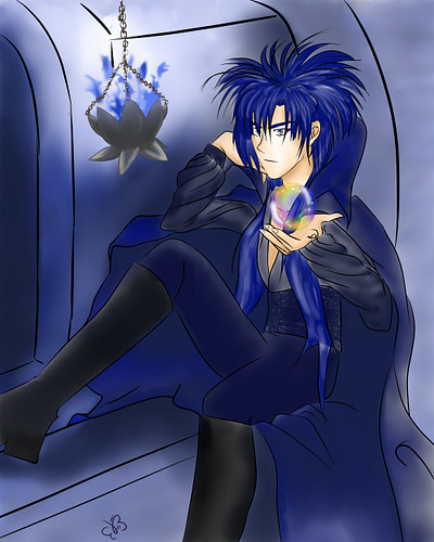 "D.Gray-Man" Digital fanart: Kanda as Jareth from "Labyrinth" anime clip studio paint d.gray man fanart hoshino katsura illustration