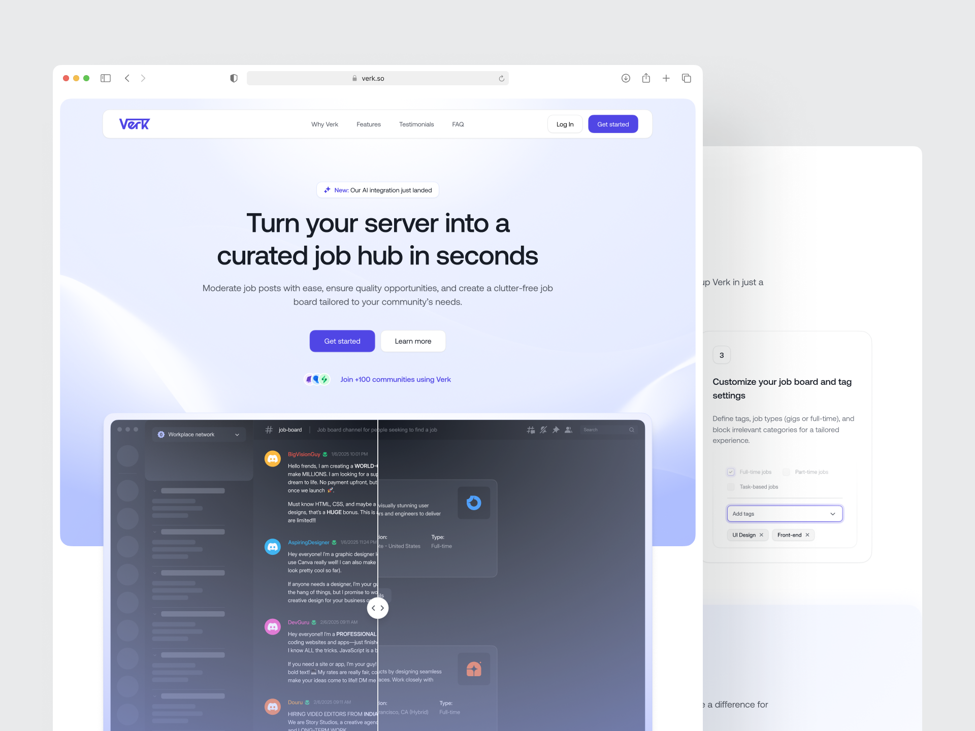Example of Full Website Design For Saas & Tech