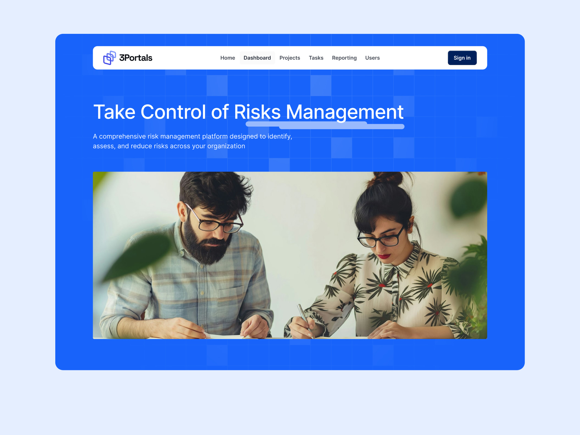 Example of Landing Page Design