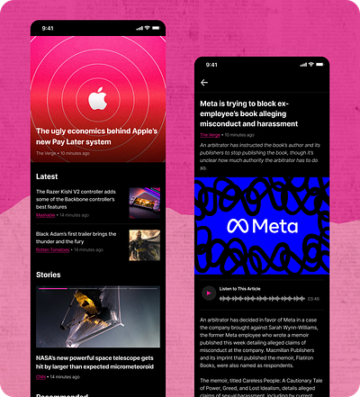 UI Exploration: News Portal Aggregator headline news news aggregator news app news portal ui uidesign uiux