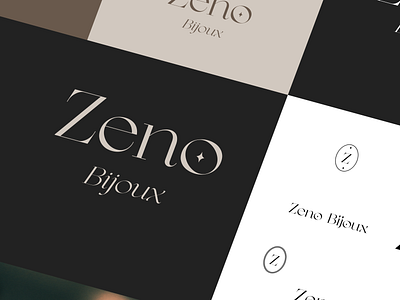 Zeno Bijoux: Logo variations jewelry logo luxury