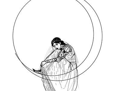 Retro Renaissance Concept Sketch branding characterdesign fairytale graphic design illustration retrorenaissance