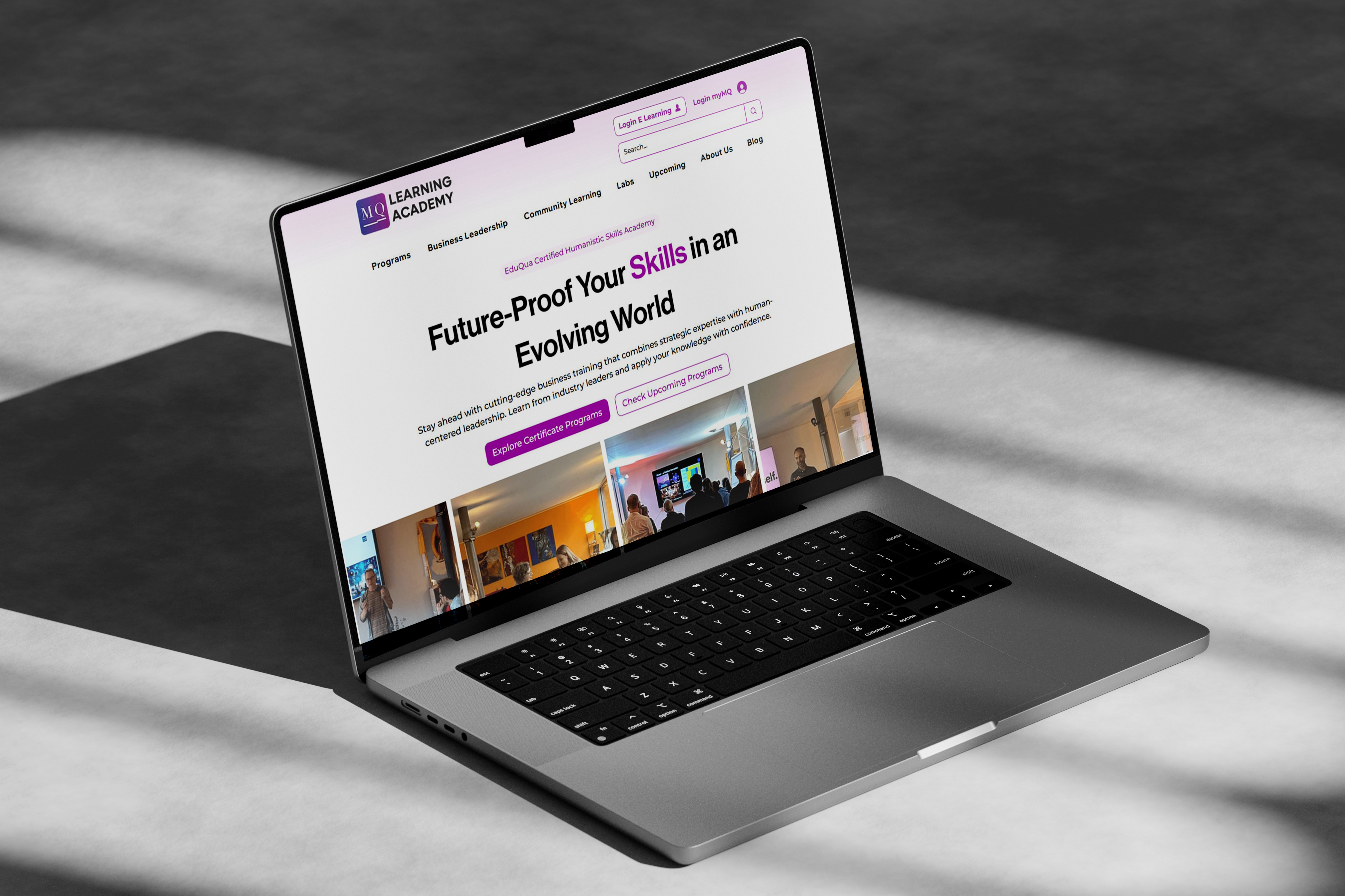 MQ Learning Academy - Web Design academy landing page academy website design adobe photoshop coaching landing page landing page landing page design ui ux web design web development website design website redesign wix wix editor wix landing page wix studio wix website