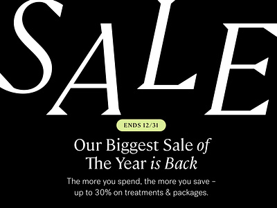 E/B's Biggest Sale of The Year digital design email graphic design sale typography