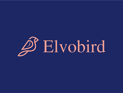 Elvobird logo design animal b bird bird logo brand branding design dove dove logo dove symbol e icon identity letter e logo mark simple logo typography