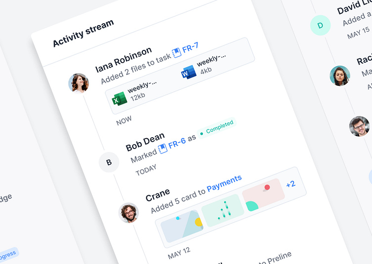 Activity Timeline - Preline UI by htmlstream on Dribbble