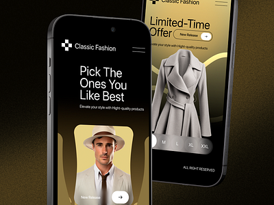 Fashion Store mobile application ui design