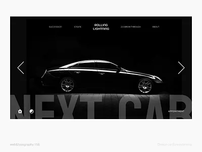 eg.158 black branding car character design element format graphic graphic design index layout typography ui web web design