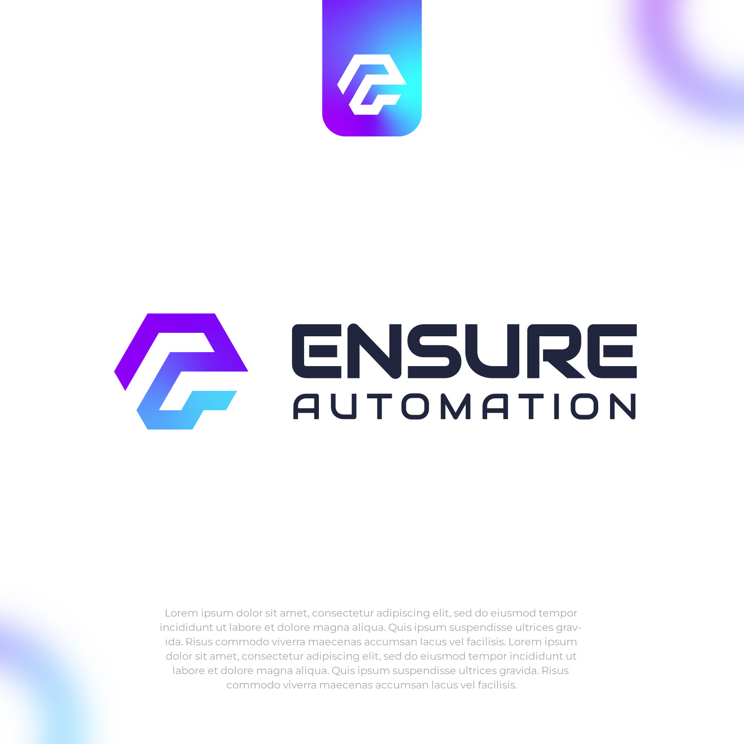 Logo design modern Automation logo design. automation branding clean design corporate design creative design graphic design illustration logo logo creation logo design logodesign logotype modern design