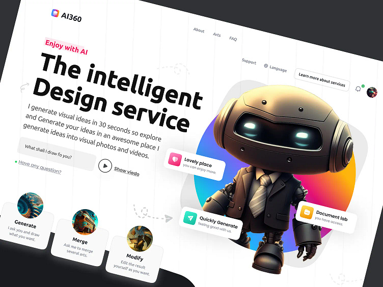 AI 생성 디자인 예시 1