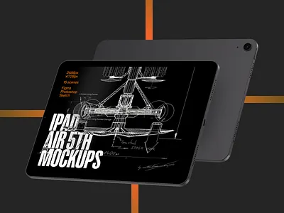 iPad Air 5th Mockups 360mockups air app design apple apple device device ipad ipad air ipads mockup mockups presentation
