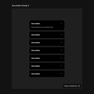 Accordion Group Component in Framer accordion branding design system figma interface ui ui kit ux