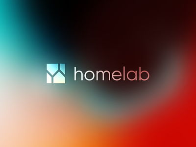 Homelab abstract branding clever data digital dna futuristic home house icon lab logo mark minimal saas science technology ui web