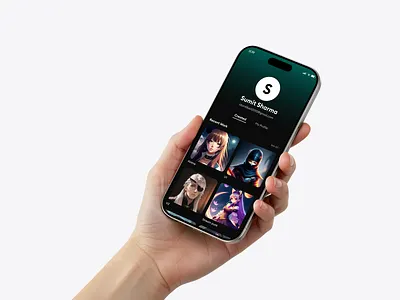 Ai anime profile page app clean ui deffy design designs manju ui ui design ux ux design