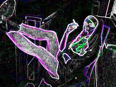 The Saint Nun 2025 art artost artwork black books character collection comics cover dark gallery illustration neon nun saint trend trending trends white