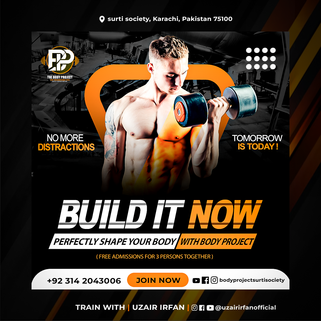 THE BODY PROJECT HIGH QUALITY SOCIAL MEDIA DESIGN | GYM SOCIALS. advertising fitness coaching fitness social media design graphic design gym branding social media branding social media design social media post