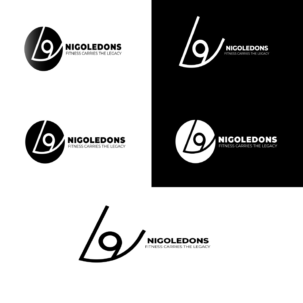 Nigoledons Fitness Logo Design ✨ brand revamp branding branding design fitness fitness brand fitness logo iconized logo design minimalist logo motion graphics portfolio social media design sports