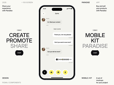 Paradise App UI Kit design mobile mobile app mobile app design mobile ui ui ux