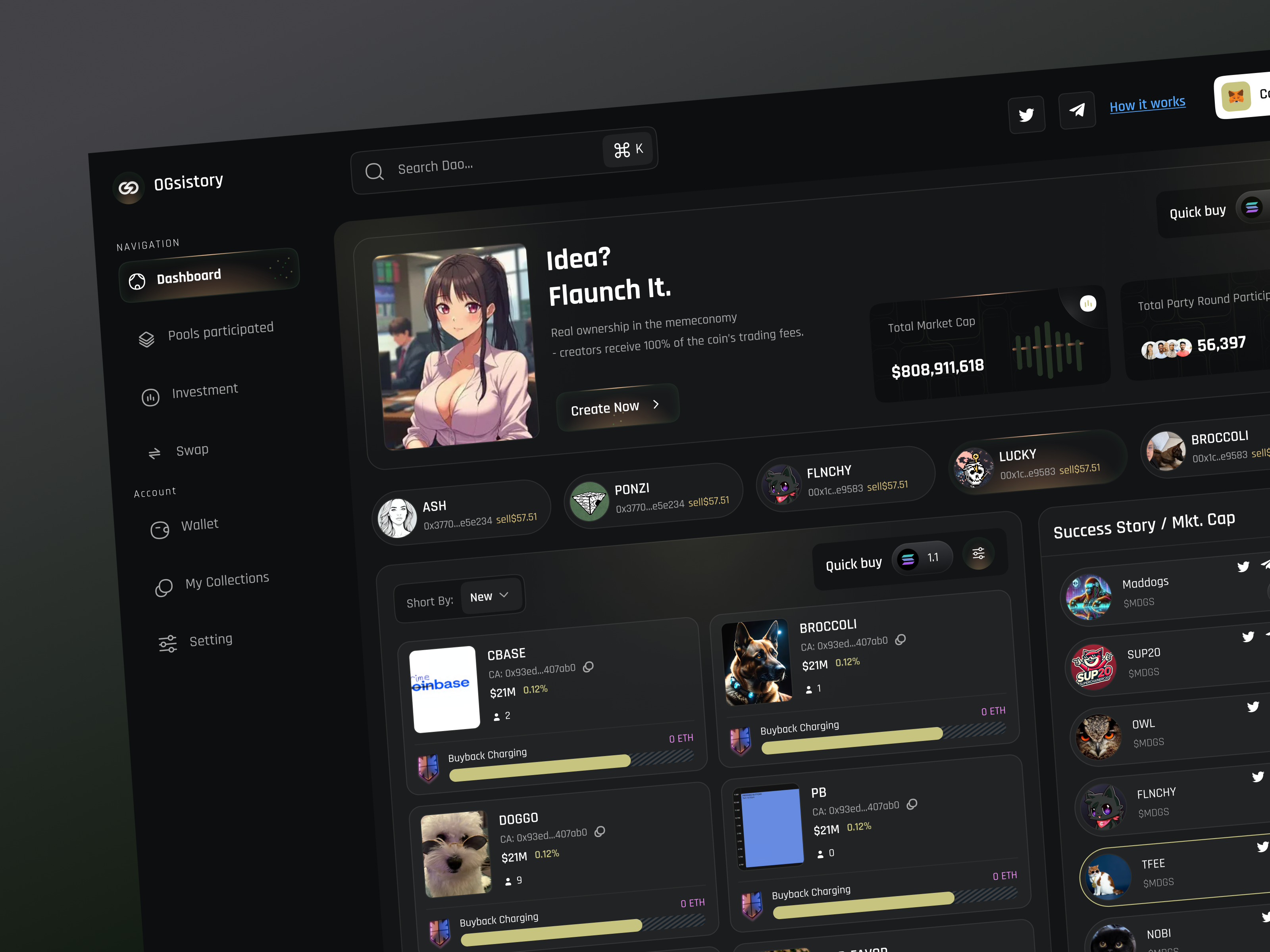Example of Web App Design & Development