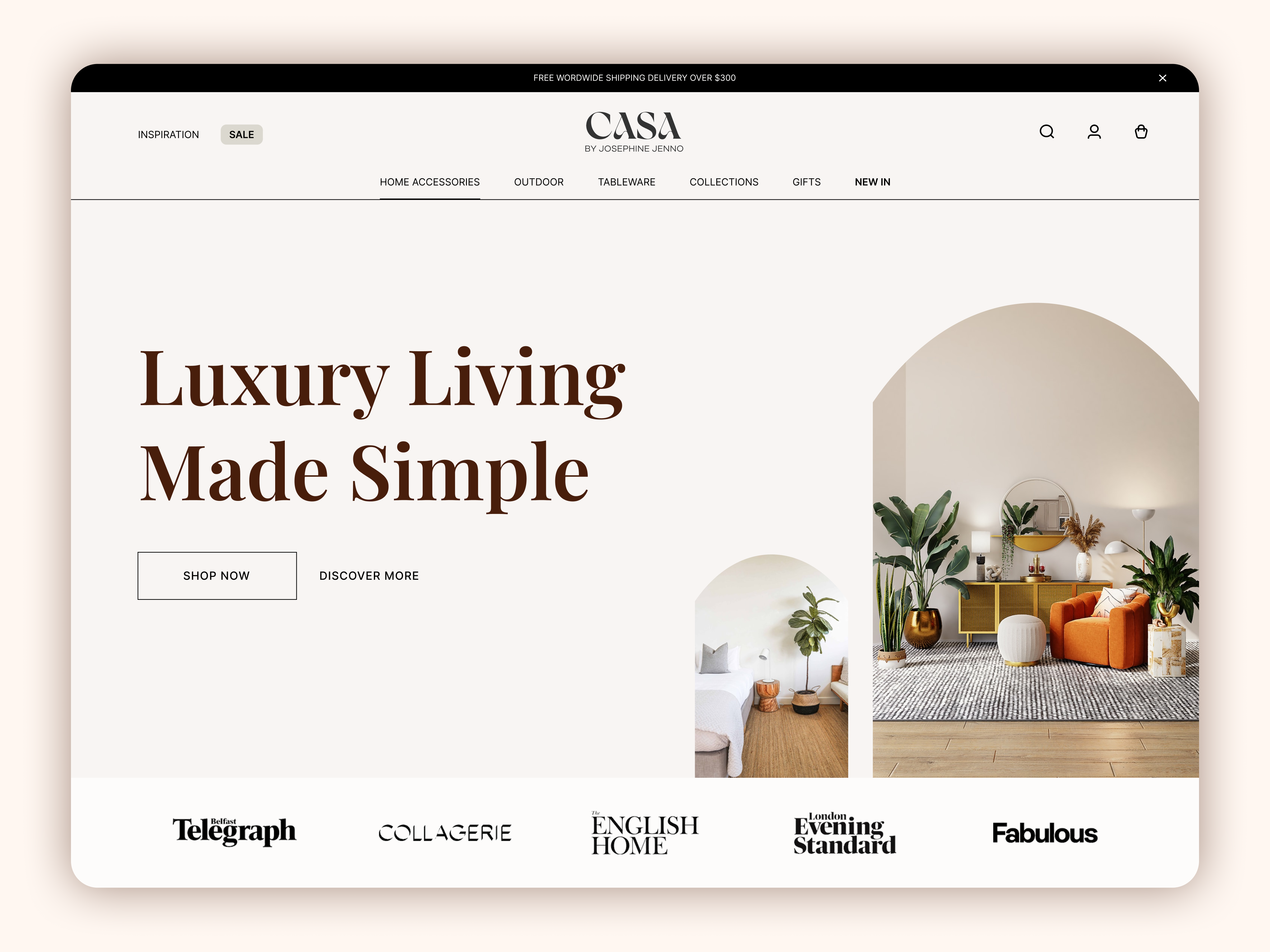 Interior Website Design branding design figma logo shopify typography ui ux vector website