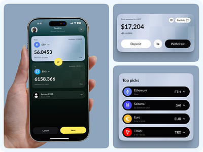 Blockchain Wallet Mobile App best crypto wallet bitcoin app blockchain blockchain app blockchain wallet crypto app design crypto app ui crypto exchange app crypto mobile app crypto ui crypto wallet crypto wallet app cryptocurrency decentralized mobile mobile app wallet decentralized wallet mobile app