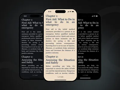 Customized Reading Experience for Mobile Book accessibility animation app custom dark design ebookdesign light typography ui ux