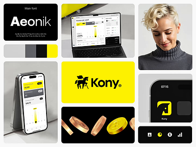 Kony Fintech Branding - Case Study brand brand guidelines brand identity branding business creative logo design fintech graphic design halo lab identity logo logo design logo designer logo inspirations logos logotype marketing print startup