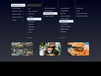 🌍 Mega Menu UI Design – Challenges & Solutions animation design navigation ui ux web design