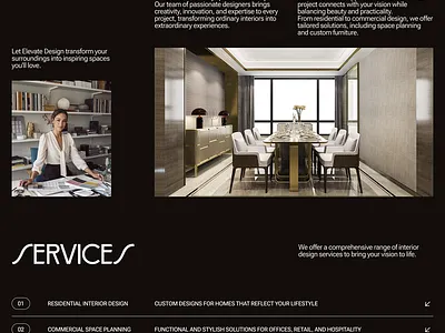 Interior Design Studio branding design figma graphic design illustration landing photography typography ui