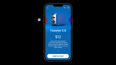 Toaster animation graphic design interface ios iphone motion graphics ui web