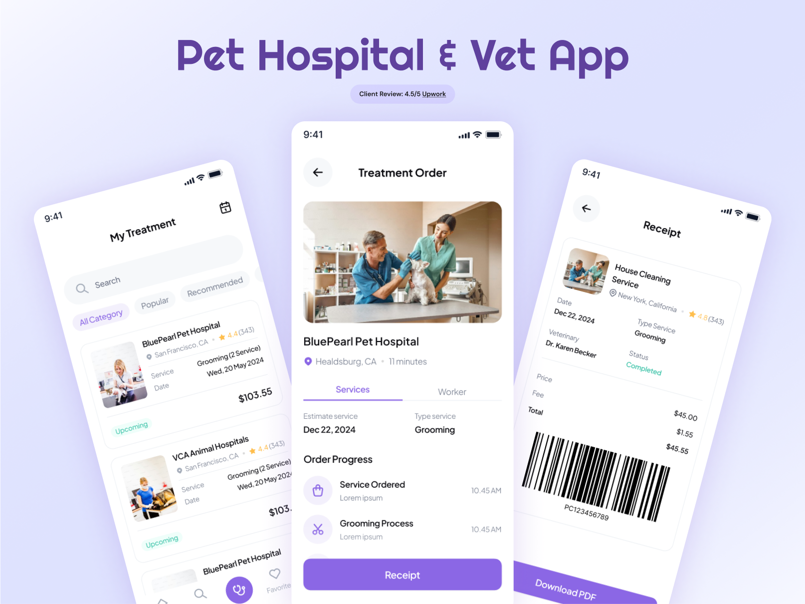 Example service media