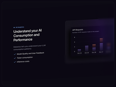 Datawizz.ai ai ai website clean design framer framer design framer site framer website minimal modern ui ux web design website website design