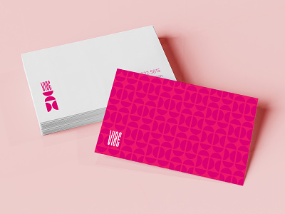 Business Card & Logo Design biz card brand identity branding business cards circle clean color of the year deisgn hot pink identity design logistics logo logo design mockup pattern pink shapes simple vector