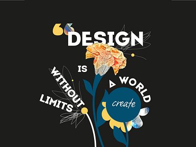 DESIGN IS 2d adobe illustrator art branding design digital illustration flower flowers graphic design illustration typography vector