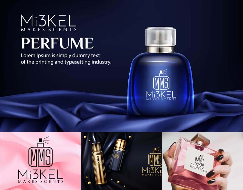 Perfume Logo Design Project 3d logo 3d logo design brand identity design branding design elegant logo elegant logo design graphic design logo logo creator logo design logo designer logo maker minimalistic logo design monogram logo perfume logo design typography vector vintage logo design wordmark logo design