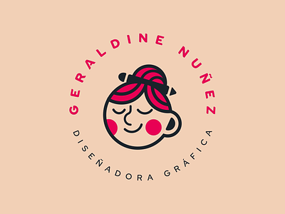 Geraldine's Personal Logo Animation 2d adobe after effects animation color creative design digital female gif graphic illustration logo loop motion motion design motion graphics portfolio vector video