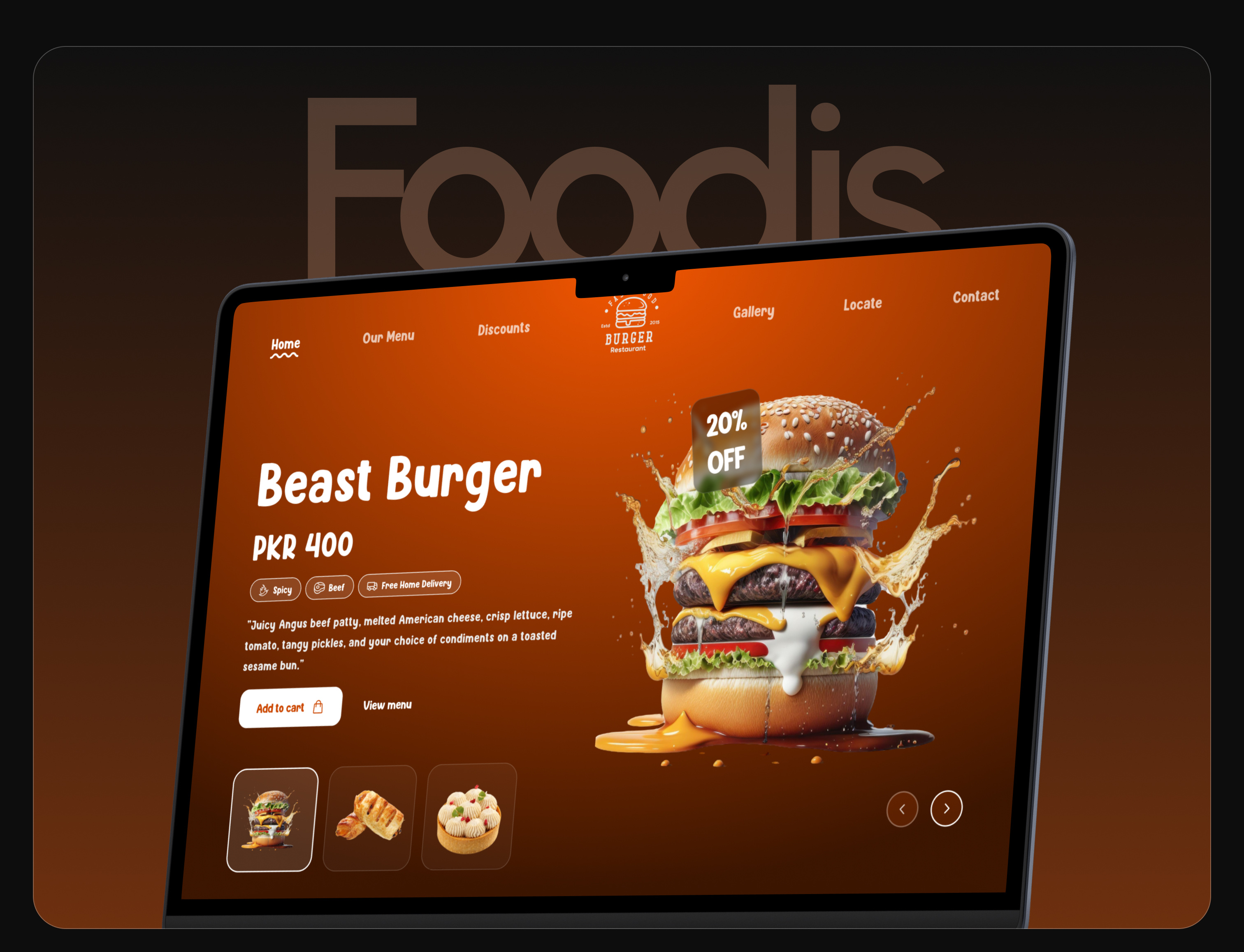Fast Food Landing Page I Website Design I UI/UX Design app design branding design ecommerce fast food figma landing page figma ui ux design foodie graphic design landing page landing page ui ux modern ui design saas landing page ui ui design ui ux design user experience web app design website website landing page