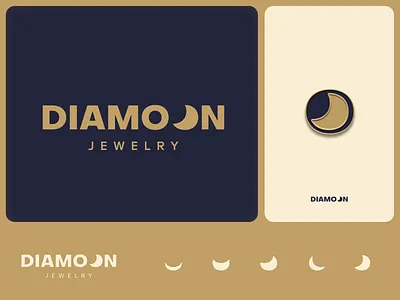 Jewelry Brand Logo Design advertising badge brand brand identity brand logo development branding commerce design graphic design identity jewellery jewelry logo logo design logotype marketing moon promotion user experience