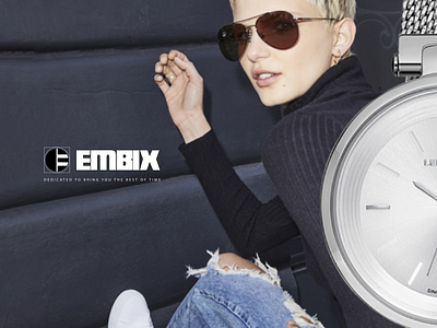 Embix Watches b2b custom design digital strategy ecommerce integrations magento ui ux web design web developpement