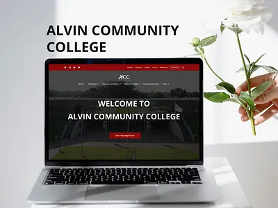 Alvin Community College Design creativedesign dailyui design designinspiration designsystem dribbble figma illustration minimaldesign ui uiux user experience user interface ux web design