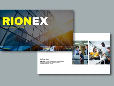 Business Proposal Google Slides Template. technology