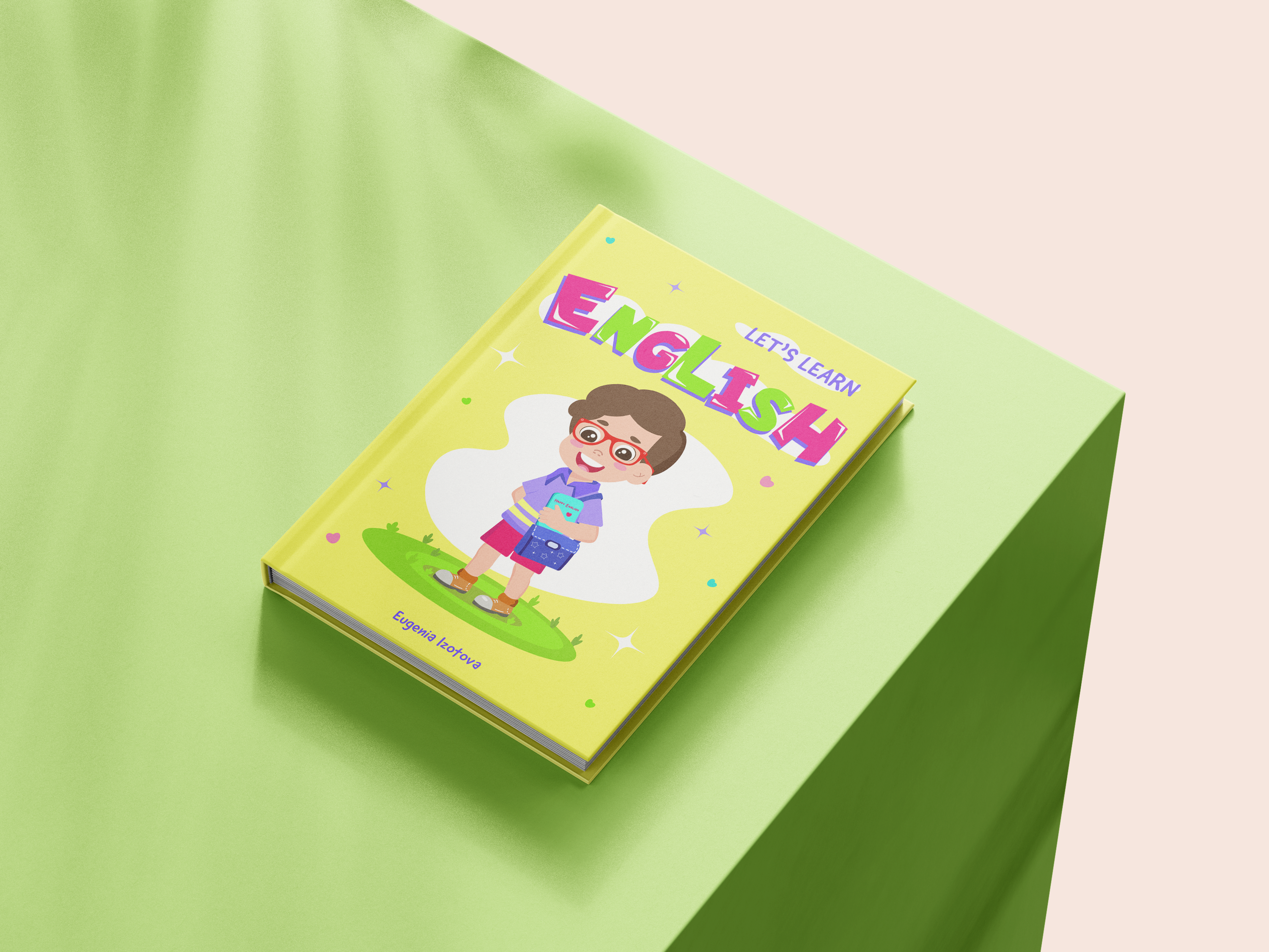 Children's book cover adobe illustrator branding design english graphic design illustration logo vector