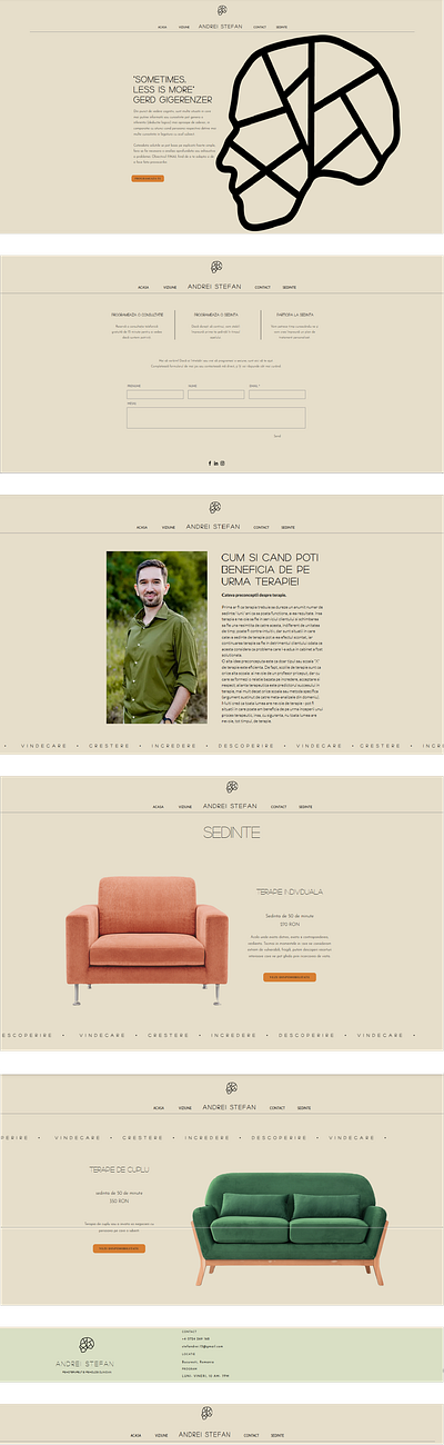 Therapist web page graphic asset illustration logo therapist website therapy design ui ux webpage project