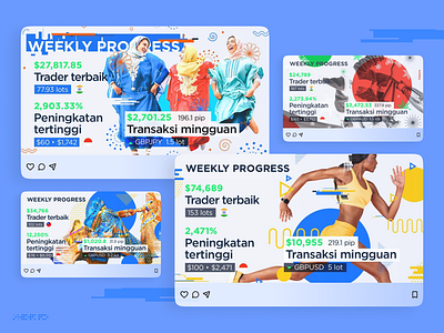 Weekly progress #7 abstract abstract art brand branding collage illustration design distortion financial illustration glitch graphic design illustration social social media