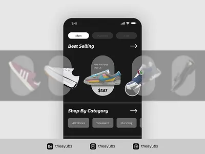 UX Case Study - Sneaker Mobile App app design case study e commerce interaction design motion shoe shoes sneaker sneaker head ui uiux