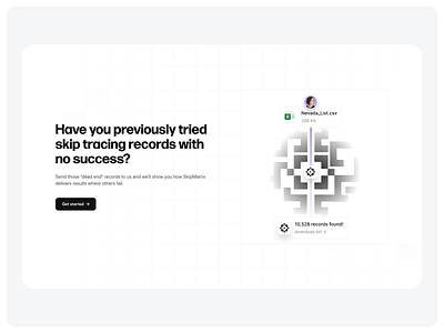Skipmatrix clean design minimal modern ui ux visuals web design website