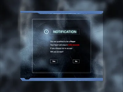 Solo Leveling Modal System anime graphic design manhwa sololeveling ui